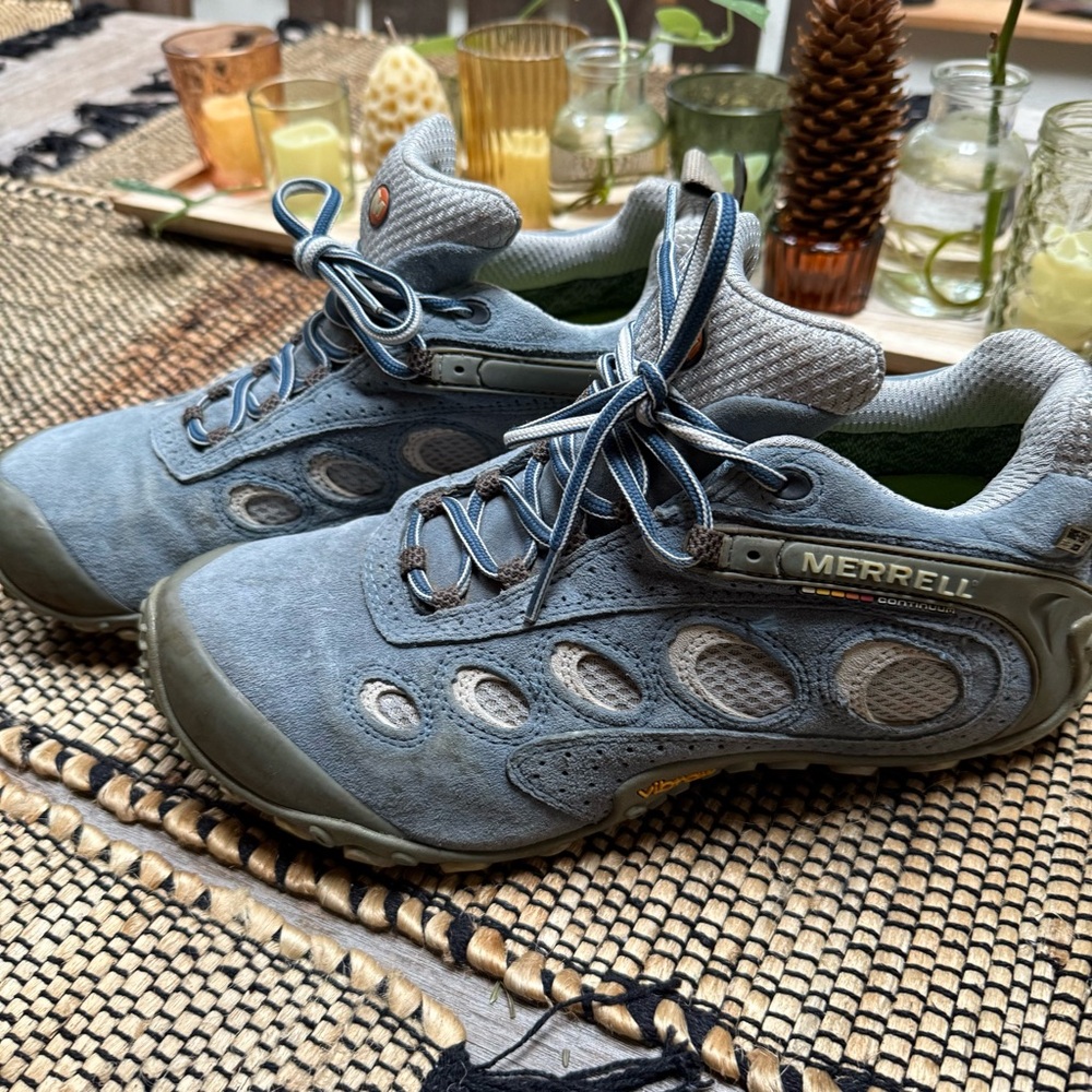Merrell Women's Sky Blue Chameleon II Hiking Shoes